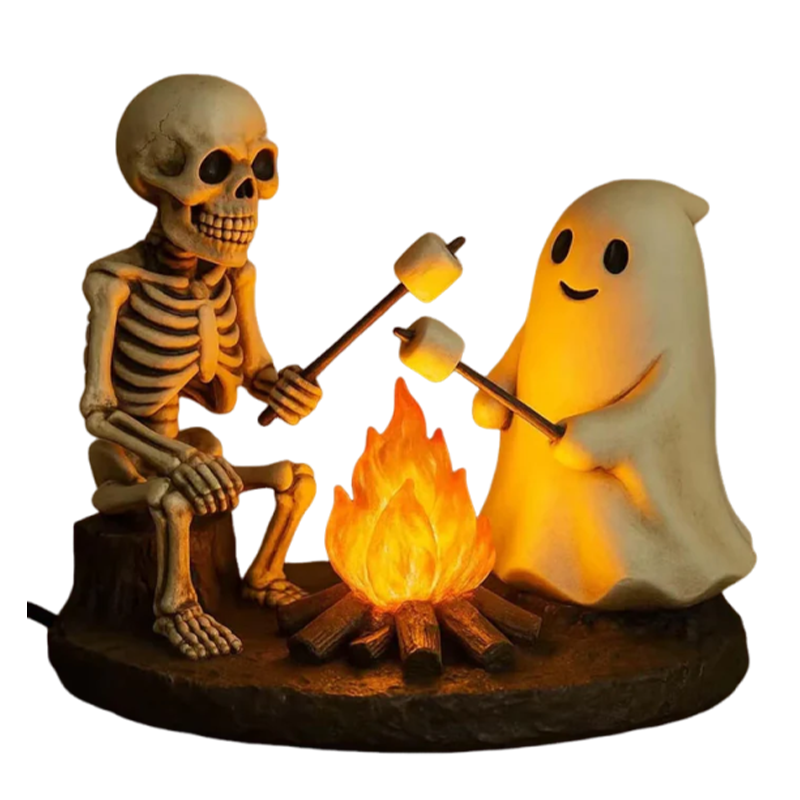Sherum Skeleton & Ghost Bonfire Night Lamp