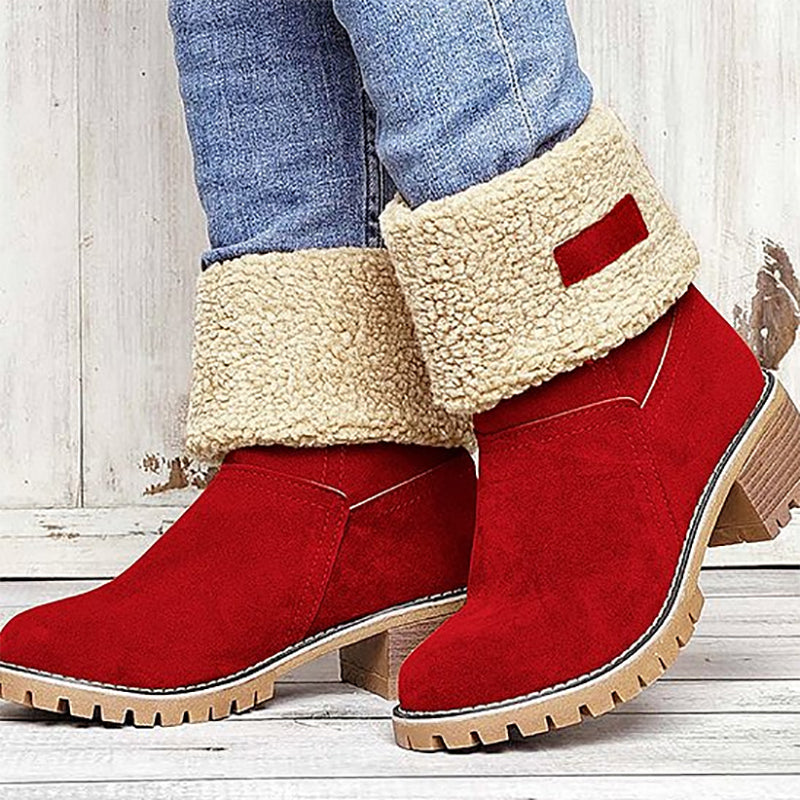 Senioren Chunky Heel Winterstiefel-DE