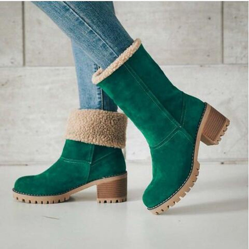 Senioren Chunky Heel Winterstiefel-DE