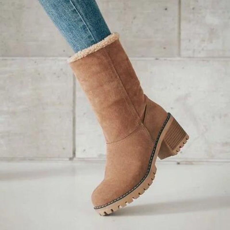 Senioren Chunky Heel Winterstiefel-DE