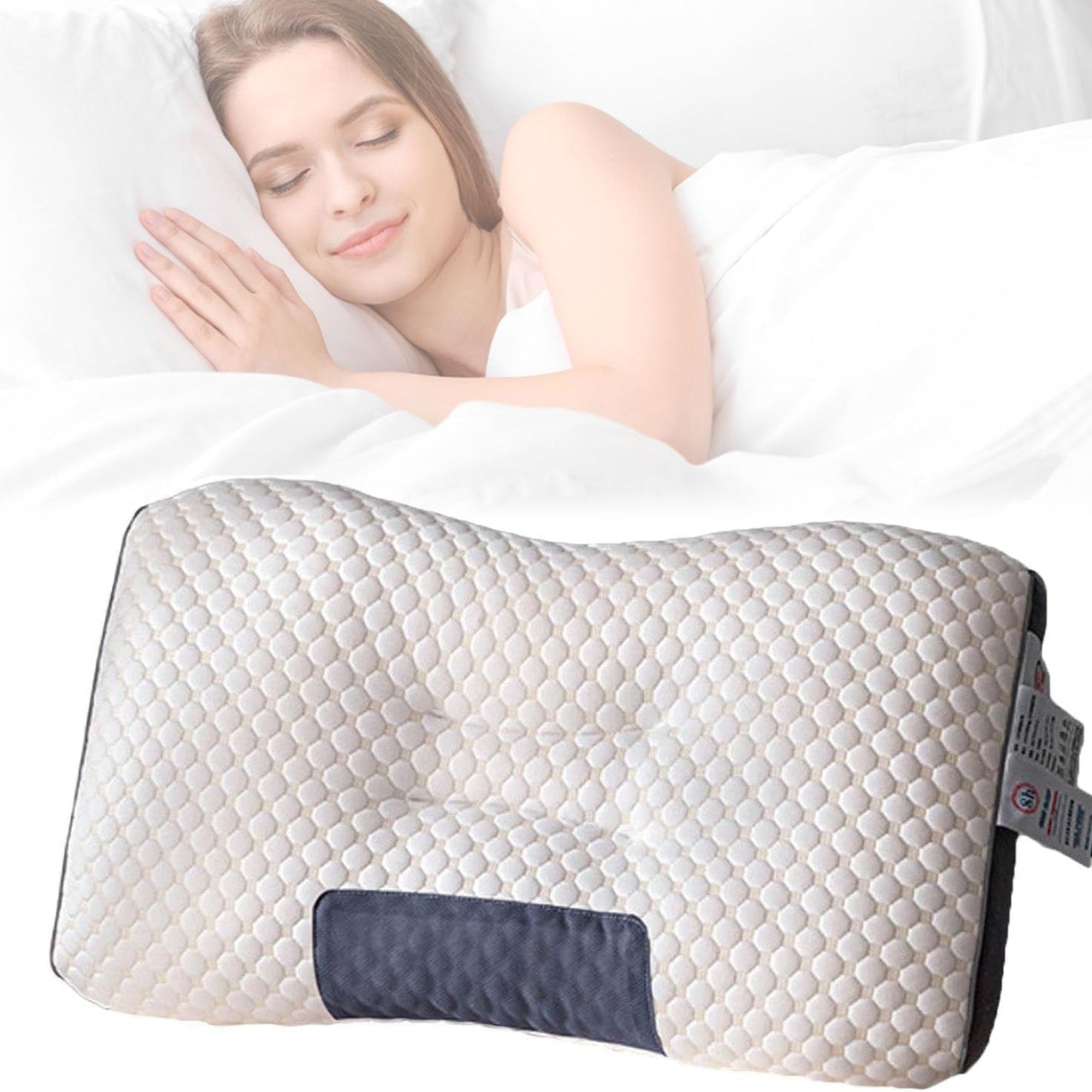 💥 Big Sale 50% OFF💥 Dotmalls™ Antibacterial Neck Support Sleep-Aid Massage Pillow