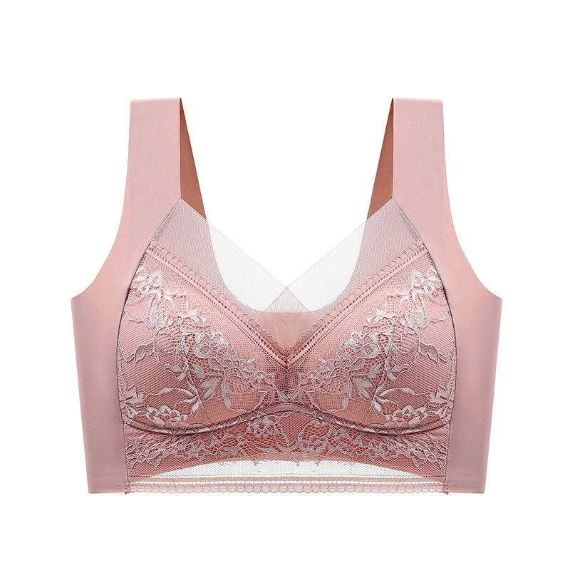 Women's push-up lace push-up bra for beautiful back