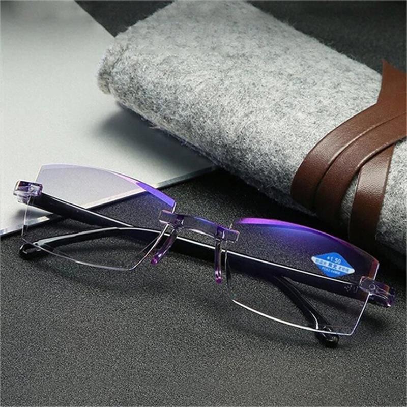 Sapphire High Hardness Anti Blue Light Intelligent Dual Focus Reading Glasses